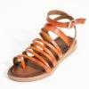 Teensandalen Oranje -Gstar Kleding Winkel gerois teensandalen oranje