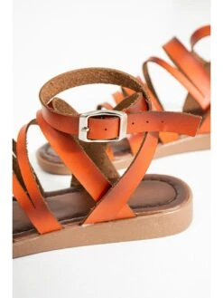 Teensandalen Oranje -Gstar Kleding Winkel gerois teensandalen oranje 2
