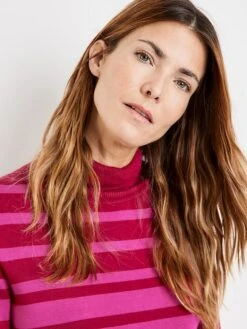 Gerry Weber Coltrui Roze/rood -Gstar Kleding Winkel gerry weber coltrui roze rood 3