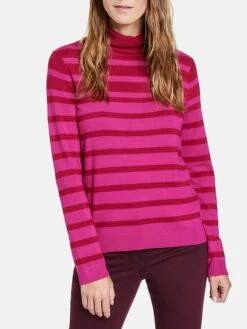 Gerry Weber Coltrui Roze/rood -Gstar Kleding Winkel gerry weber coltrui roze rood 4