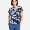 Gerry Weber Shirt Donkerblauw/meerkleurig -Gstar Kleding Winkel gerry weber shirt donkerblauw meerkleurig