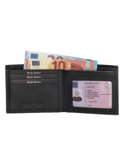 Leren Portemonnee Zwart - (B)10,5 X (H)9 X (D)1,5 Cm -Gstar Kleding Winkel gio gini leren portemonnee zwart b 10 5 x h 9 x d 1 5 cm 4