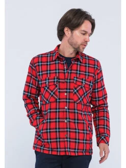 Blousejas Rood/zwart/wit -Gstar Kleding Winkel giorgio di mare blousejas rood zwart wit 1