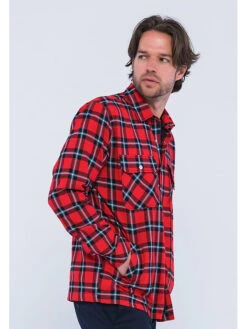 Blousejas Rood/zwart/wit -Gstar Kleding Winkel giorgio di mare blousejas rood zwart wit 3