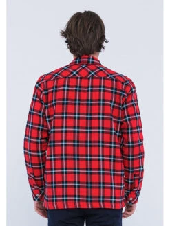 Blousejas Rood/zwart/wit -Gstar Kleding Winkel giorgio di mare blousejas rood zwart wit 4