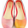 Ballerina's Oranje/roze/meerkleurig -Gstar Kleding Winkel goby ballerinas oranje roze meerkleurig