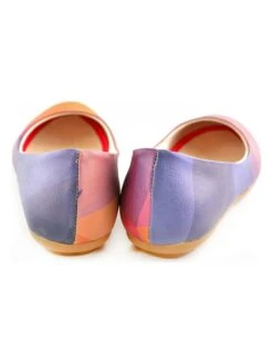 Ballerina's Oranje/roze/meerkleurig -Gstar Kleding Winkel goby ballerinas oranje roze meerkleurig 3