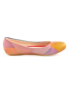 Ballerina's Oranje/roze/meerkleurig -Gstar Kleding Winkel goby ballerinas oranje roze meerkleurig 4