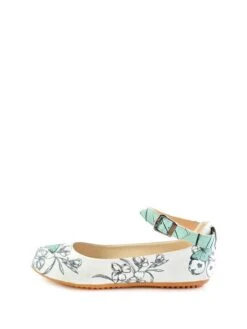 Ballerina's Wit/mintgroen/meerkleurig -Gstar Kleding Winkel goby ballerinas wit mintgroen meerkleurig 1
