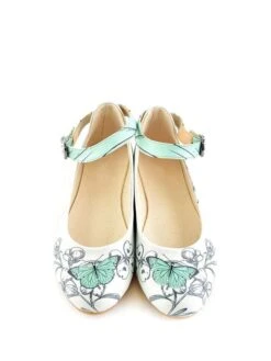 Ballerina's Wit/mintgroen/meerkleurig -Gstar Kleding Winkel goby ballerinas wit mintgroen meerkleurig 2