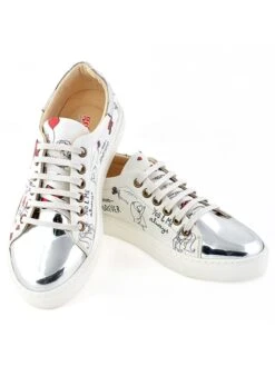 Sneakers Zilverkleurig/wit/meerkleurig -Gstar Kleding Winkel goby sneakers zilverkleurig wit meerkleurig 2