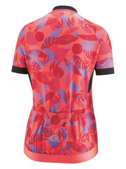 Gonso Fietsshirt "Nadiza" Koraalrood/rood/paars -Gstar Kleding Winkel gonso fietsshirt nadiza koraalrood rood paars 1