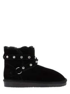 Leren Winterboots "Alba" Zwart -Gstar Kleding Winkel gooce leren winterboots alba zwart 1