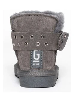 Leren Winterboots "Barbie" Grijs -Gstar Kleding Winkel gooce leren winterboots barbie grijs 2