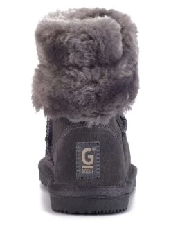 Leren Winterboots "Britany" Grijs -Gstar Kleding Winkel gooce leren winterboots britany grijs 3