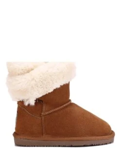 Leren Winterboots "Britany" Lichtbruin -Gstar Kleding Winkel gooce leren winterboots britany lichtbruin 1