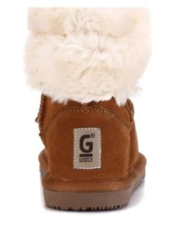 Leren Winterboots "Britany" Lichtbruin -Gstar Kleding Winkel gooce leren winterboots britany lichtbruin 3