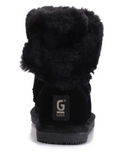 Leren Winterboots "Britany" Zwart -Gstar Kleding Winkel gooce leren winterboots britany zwart 3