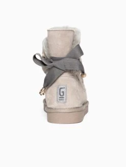 Leren Winterboots "Carly" Lichtgrijs -Gstar Kleding Winkel gooce leren winterboots carly lichtgrijs 4