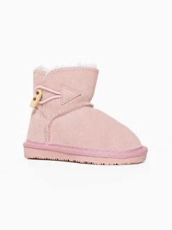 Leren Winterboots "Hubbard" Lichtroze -Gstar Kleding Winkel gooce leren winterboots hubbard lichtroze 5