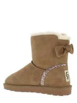 Leren Winterboots "Mercy" Lichtbruin -Gstar Kleding Winkel gooce leren winterboots mercy lichtbruin 2