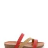 Leren Slippers Rood/beige -Gstar Kleding Winkel grunland leren slippers rood beige
