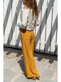 Broek Geel -Gstar Kleding Winkel gunes kizi broek geel 1