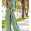 Jumpsuit Lichtgroen -Gstar Kleding Winkel gunes kizi jumpsuit lichtgroen