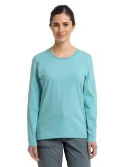 Haglöfs Functioneel Shirt "Curious" Turquoise -Gstar Kleding Winkel haglofs functioneel shirt curious turquoise 2