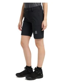 Haglöfs Softshellshort "Morän" Zwart -Gstar Kleding Winkel haglofs softshellshort moran zwart 1