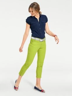 Heine Capri-spijkerbroek Limoengroen -Gstar Kleding Winkel heine capri spijkerbroek limoengroen 3