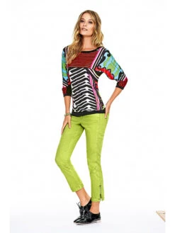 Heine Capri-spijkerbroek Limoengroen -Gstar Kleding Winkel heine capri spijkerbroek limoengroen 4