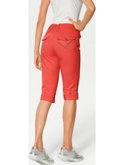 Heine Capri-spijkerbroek - Skinny Fit - Koraalrood -Gstar Kleding Winkel heine capri spijkerbroek skinny fit koraalrood 1