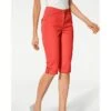 Heine Capri-spijkerbroek - Skinny Fit - Koraalrood -Gstar Kleding Winkel heine capri spijkerbroek skinny fit koraalrood