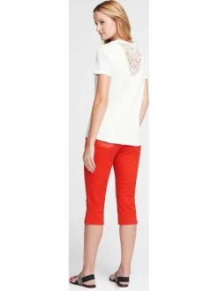 Heine Capri-spijkerbroek - Skinny Fit - Koraalrood -Gstar Kleding Winkel heine capri spijkerbroek skinny fit koraalrood 3