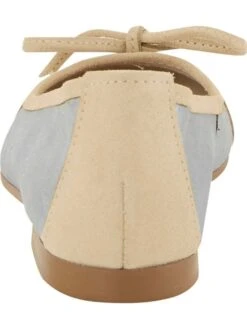 Heine Leren Ballerina's Beige/zilverkleurig -Gstar Kleding Winkel heine leren ballerinas beige zilverkleurig 3