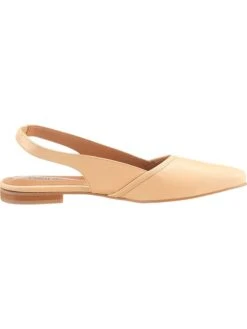 Heine Leren Slingballerinas Beige -Gstar Kleding Winkel heine leren slingballerinas beige 1