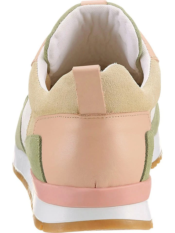 Heine Leren Sneakers Wit/mintgroen/roze 5 Heine Leren Sneakers Wit/mintgroen/roze - Afbeelding 3