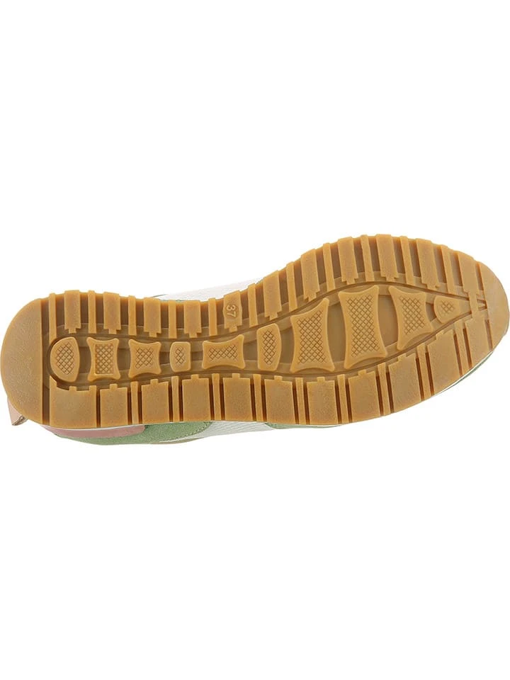 Heine Leren Sneakers Wit/mintgroen/roze 6 Heine Leren Sneakers Wit/mintgroen/roze - Afbeelding 4