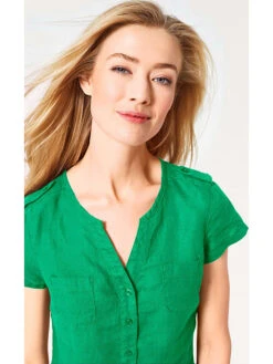 Heine Linnen Jurk Groen -Gstar Kleding Winkel heine linnen jurk groen 4