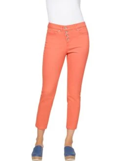 Heine Spijkerbroek - Slim Fit - Oranje