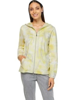 Heine Sweatveste Limoengroen/crème -Gstar Kleding Winkel heine sweatveste limoengroen creme 1