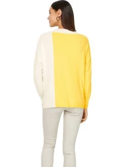 Heine Trui Geel/crème -Gstar Kleding Winkel heine trui geel creme 2