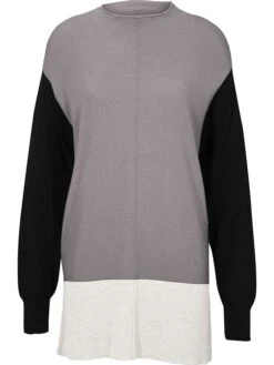 Heine Trui Grijs/zwart