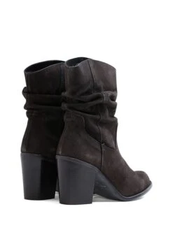 Leren Enkellaarzen Donkergrijs -Gstar Kleding Winkel helene rouge leren enkellaarzen donkergrijs 2