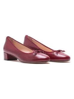 Leren Pumps Bordeaux