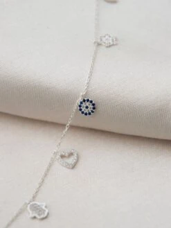 Zilveren Enkelketting Met Sierelement -Gstar Kleding Winkel heliophilia zilveren enkelketting met sierelement 2