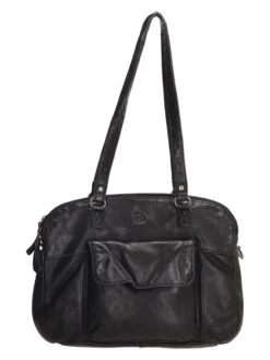 Leren Schoudertas Zwart - (B)32,5 X (H)24 X (D)10 Cm -Gstar Kleding Winkel hide and stitches leren schoudertas zwart b 32 5 x h 24 x d 10 cm 1