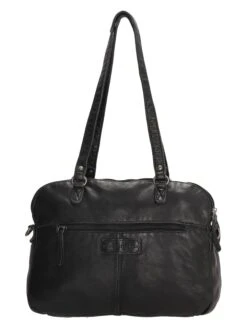 Leren Schoudertas Zwart - (B)32,5 X (H)24 X (D)10 Cm -Gstar Kleding Winkel hide and stitches leren schoudertas zwart b 32 5 x h 24 x d 10 cm 4