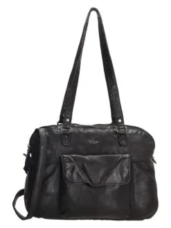 Leren Schoudertas Zwart - (B)32,5 X (H)24 X (D)10 Cm -Gstar Kleding Winkel hide and stitches leren schoudertas zwart b 32 5 x h 24 x d 10 cm 6